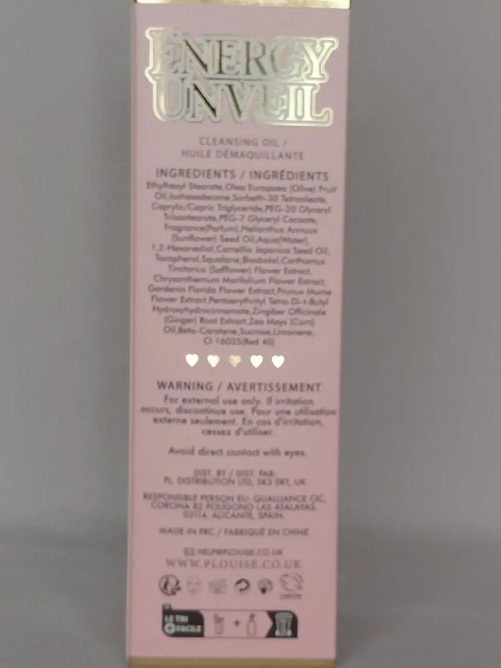 P.Louise - Energy Unveil Cleansing Oil - Turkish Delight